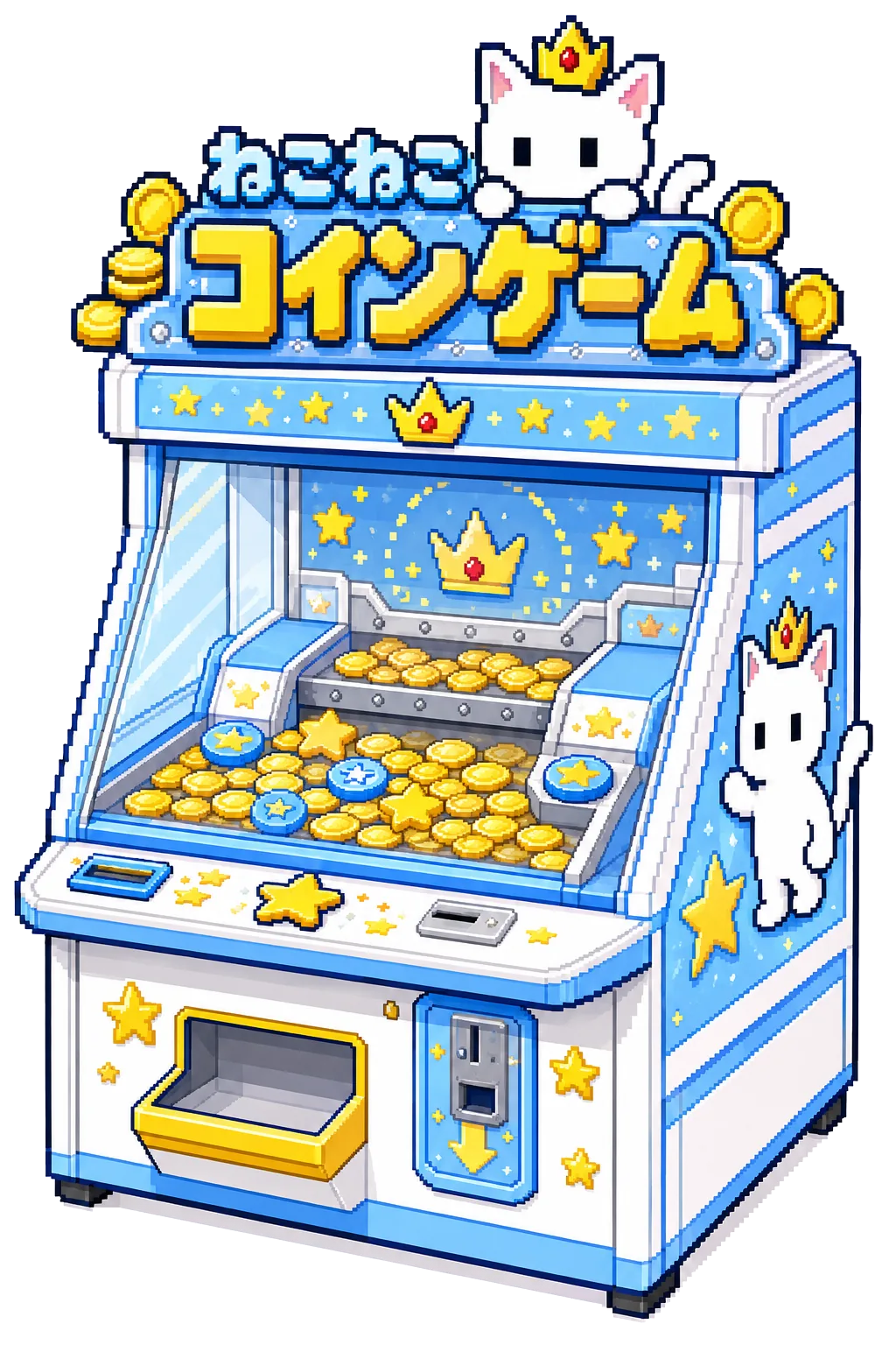 ねこねこコインゲームのゲーム筐体